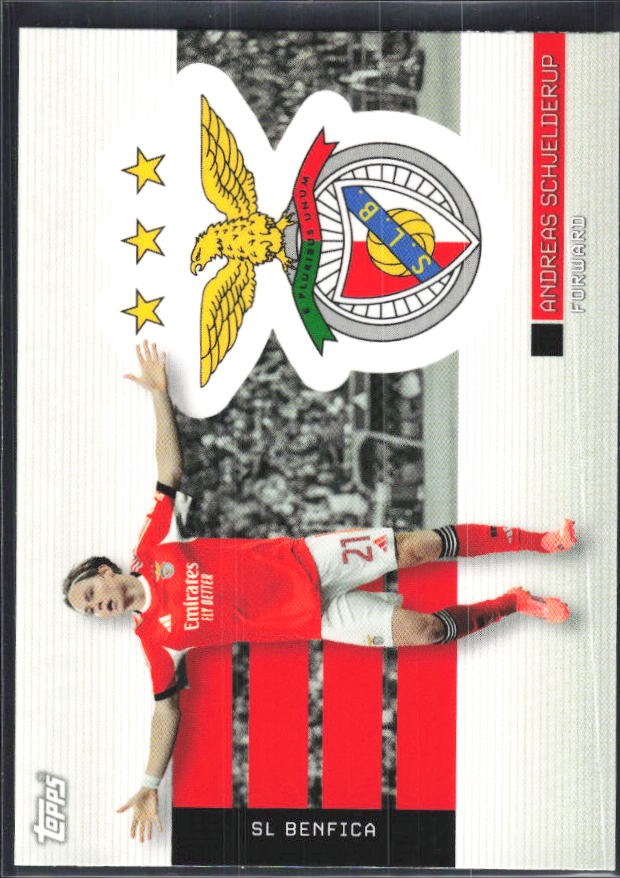 Andreas Schjelderup 2025-26 Topps Benfica Soaring Eagle #50 – framsida