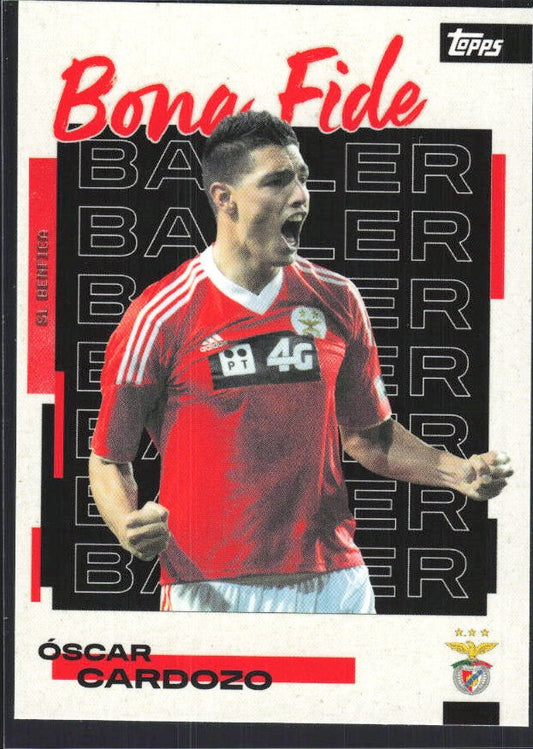 Óscar Cardozo 2025-26 Topps Benfica Bona Fide Baller #25 – framsida