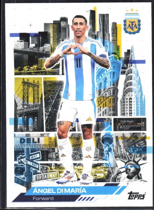 Ángel Di María 2026 Topps Argentina AFA in the Apple #43 – framsida