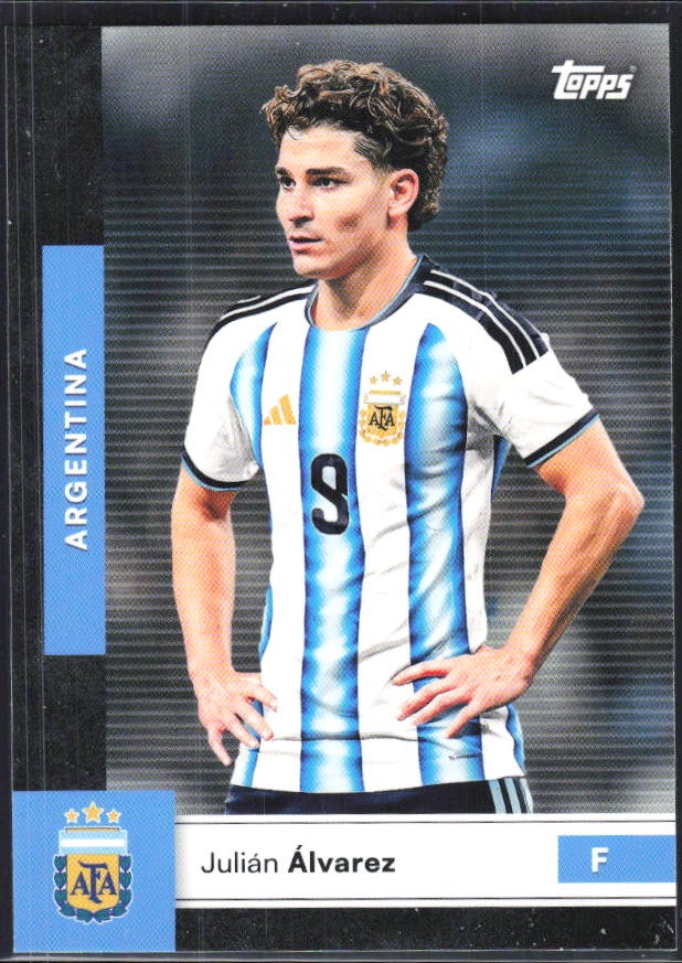 Julián Álvarez 2026 Topps Argentina #15 – framsida
