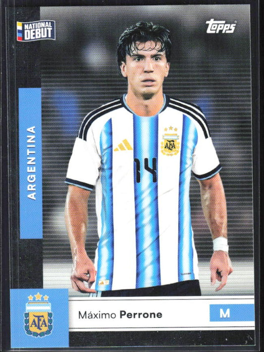 Máximo Perrone 2026 Topps Argentina #12 – framsida