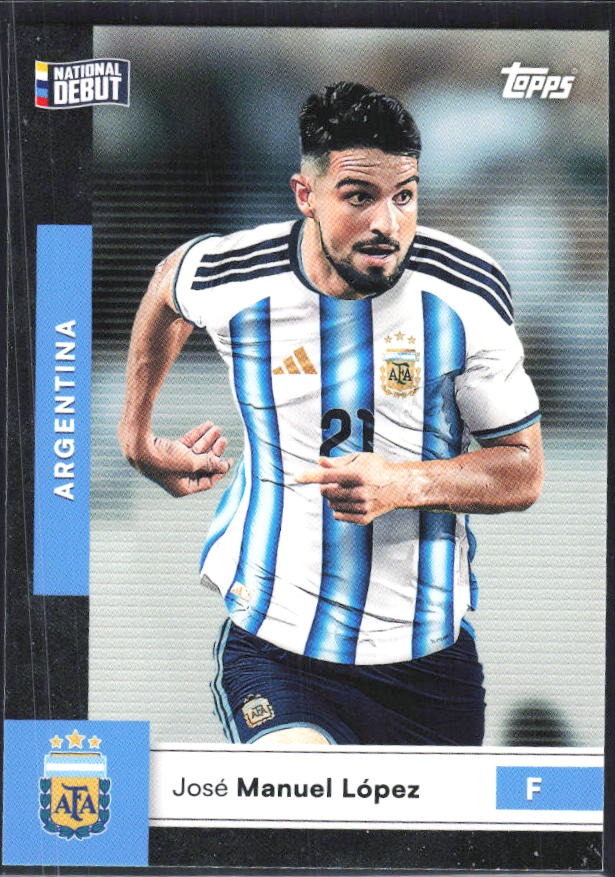 José Manuel López 2026 Topps Argentina #19 – framsida
