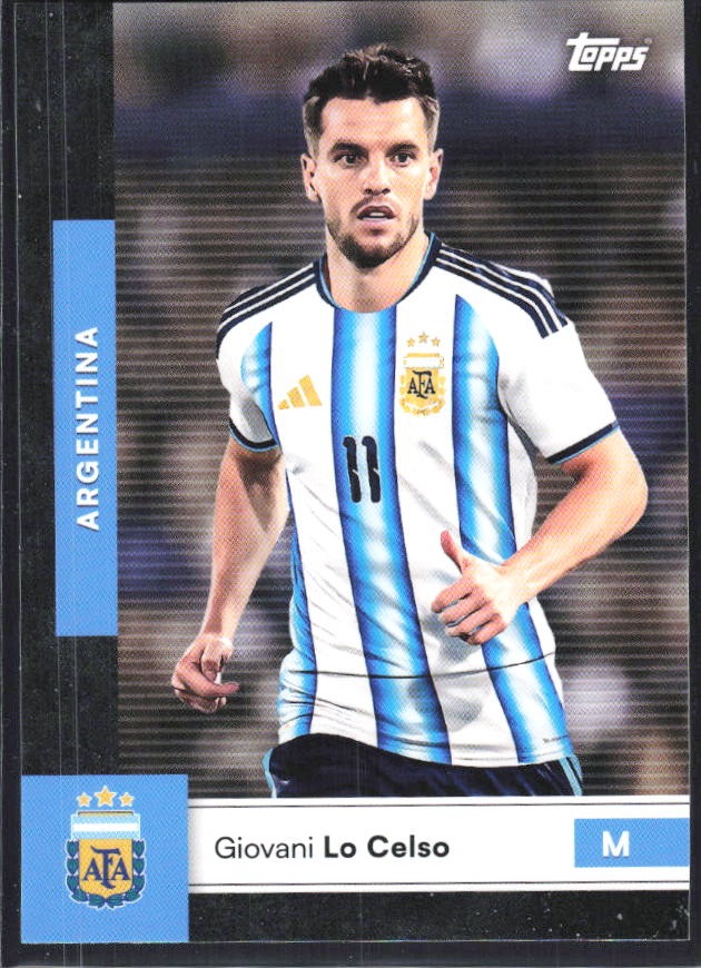 Giovani Lo Celso 2026 Topps Argentina #13 – framsida
