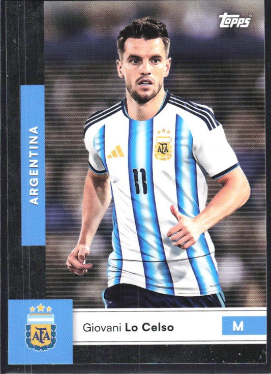 Giovani Lo Celso 2026 Topps Argentina #13 – framsida