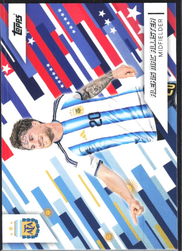 Alexis Mac Allister 2026 Topps Argentina Toast the Host #36 – framsida