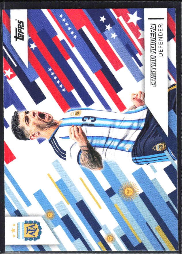 Cristian Romero 2026 Topps Argentina Toast the Host #40 – framsida
