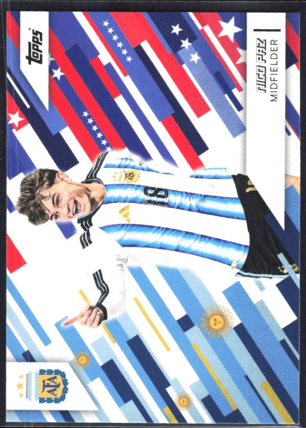 Nico Paz 2026 Topps Argentina Toast the Host #38 – framsida