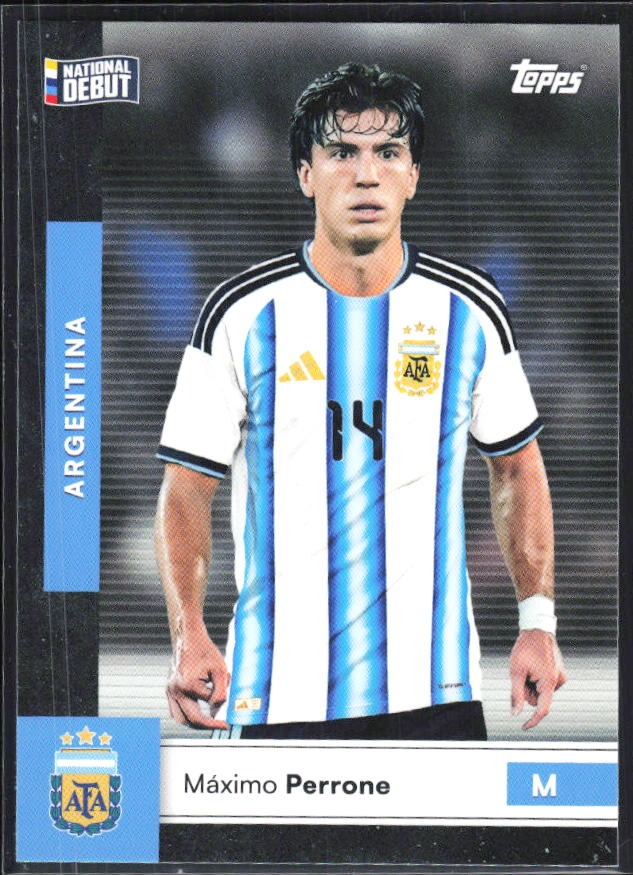 Máximo Perrone 2026 Topps Argentina #12 – framsida