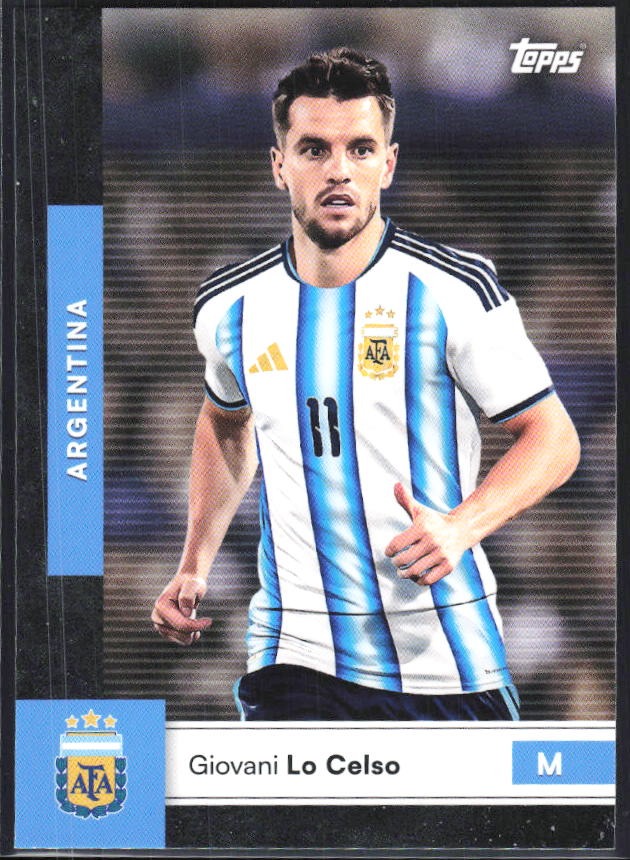 Giovani Lo Celso 2026 Topps Argentina #13 – framsida