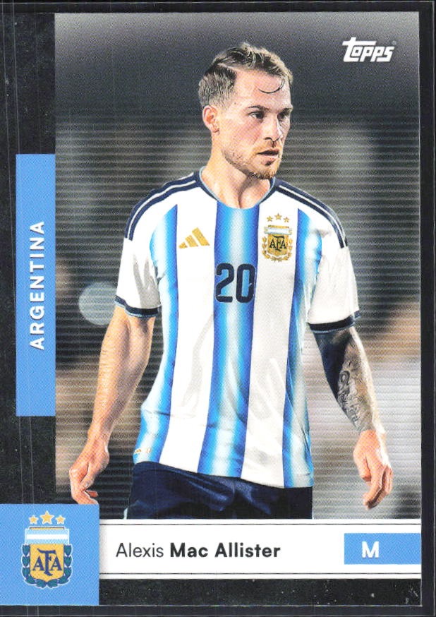 Alexis Mac Allister 2026 Topps Argentina #5 – framsida