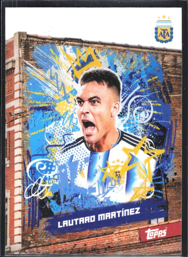 Lautaro Martínez 2026 Topps Argentina Block #26 – framsida