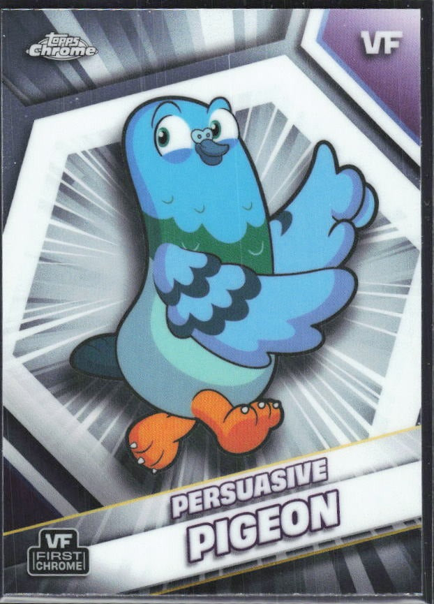 Persuasive Pigeon 2026 Topps Chrome VeeFriends #137 – framsida