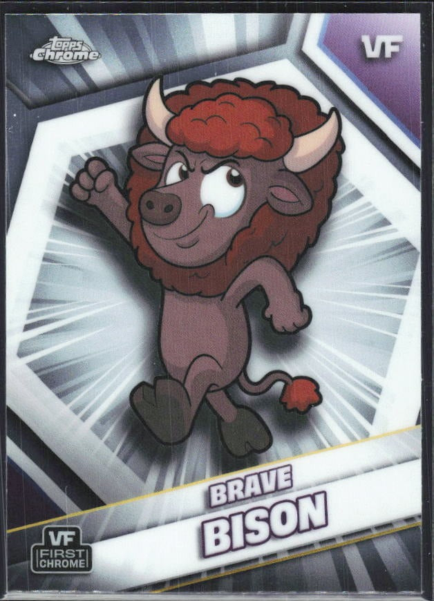 Brave Bison 2026 Topps Chrome VeeFriends #37 – framsida