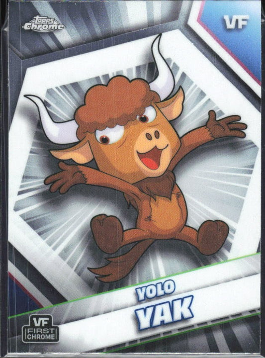 YOLO Yak 2026 Topps Chrome VeeFriends #185 – framsida