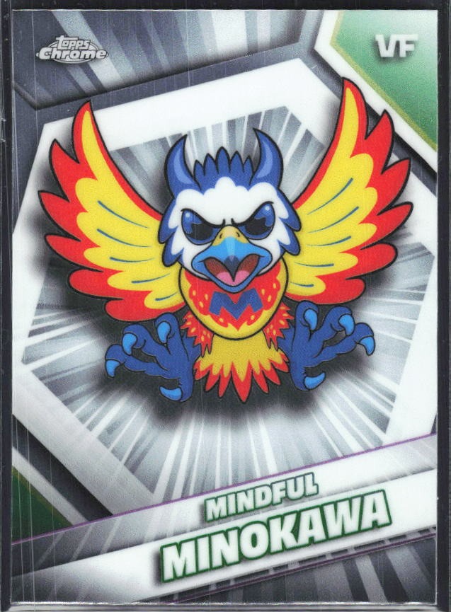 Mindful Minokawa 2026 Topps Chrome VeeFriends #12 – framsida