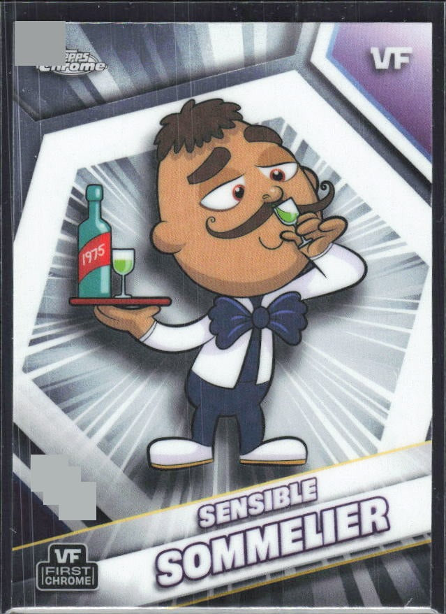 Sensible Sommelier 2026 Topps Chrome VeeFriends #152 – framsida