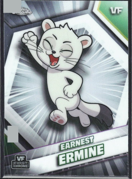 Earnest Ermine 2026 Topps Chrome VeeFriends #69 – framsida