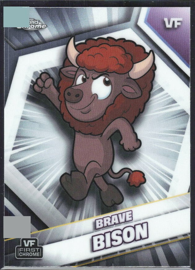 Brave Bison 2026 Topps Chrome VeeFriends #37 – framsida