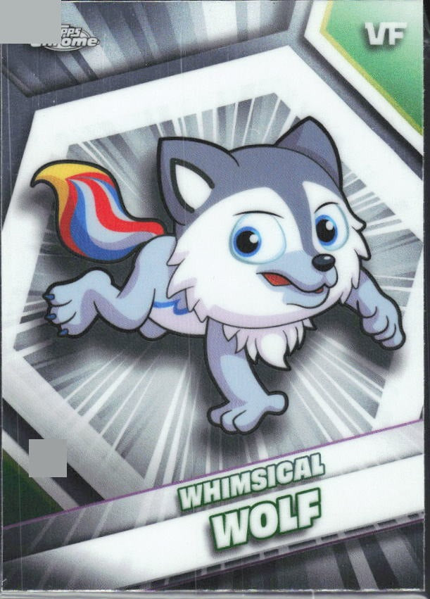 Whimsical Wolf 2026 Topps Chrome VeeFriends #190 – framsida