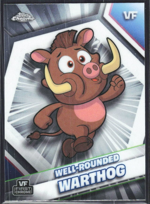Well-Rounded Warthog 2026 Topps Chrome VeeFriends #189 – framsida