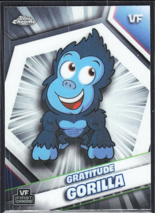 Gratitude Gorilla 2026 Topps Chrome VeeFriends #89 – framsida