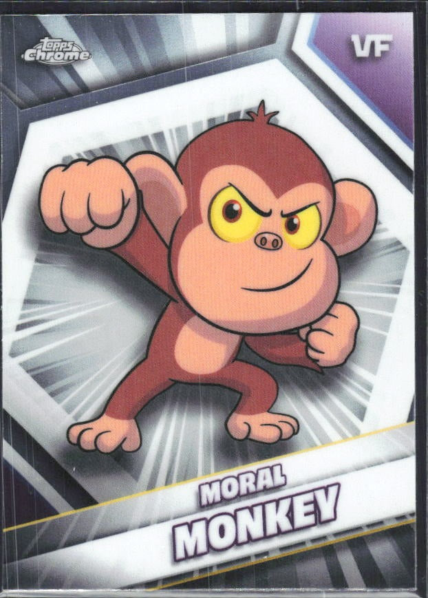 Moral Monkey 2026 Topps Chrome VeeFriends #125 – framsida