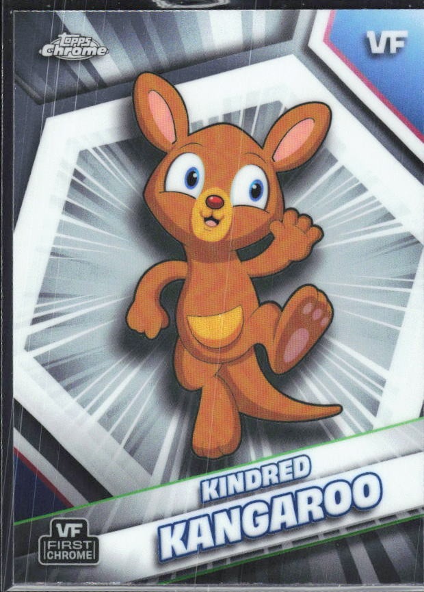 Kindred Kangaroo 2026 Topps Chrome VeeFriends #108 – framsida