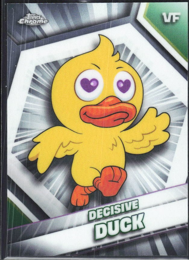 Decisive Duck 2026 Topps Chrome VeeFriends #3 – framsida