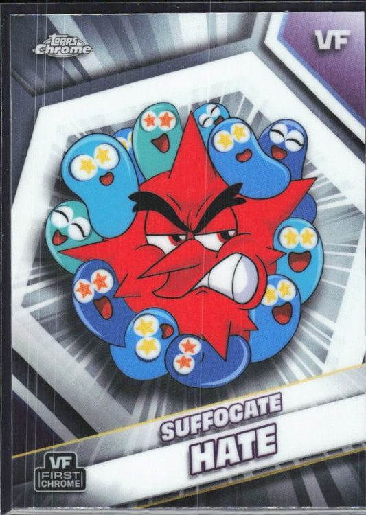 Suffocate Hate 2026 Topps Chrome VeeFriends #167 – framsida