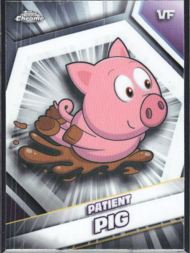 Patient Pig 2026 Topps Chrome VeeFriends #13 – framsida