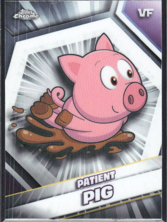 Patient Pig 2026 Topps Chrome VeeFriends #13 – framsida