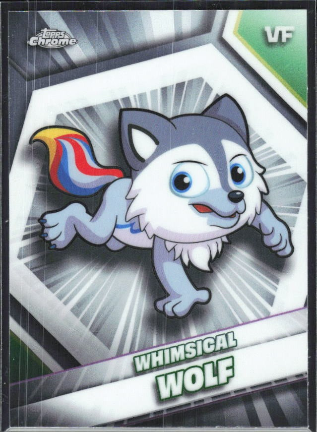Whimsical Wolf 2026 Topps Chrome VeeFriends #190 – framsida