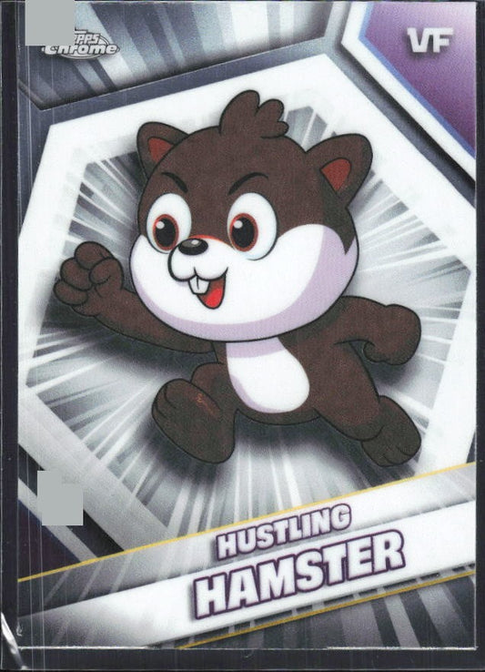 Hustling Hamster 2026 Topps Chrome VeeFriends #100 – framsida