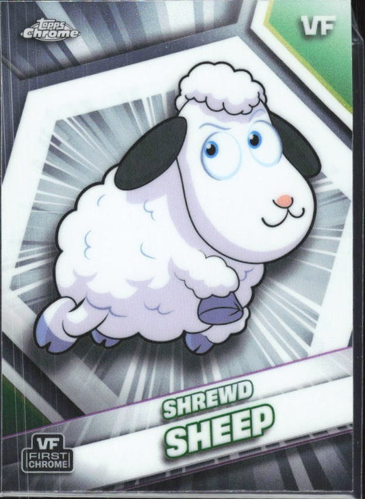Shrewd Sheep 2026 Topps Chrome VeeFriends #157 – framsida