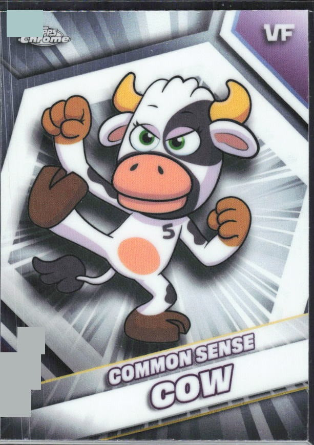 Common Sense Cow 2026 Topps Chrome VeeFriends #49 – framsida