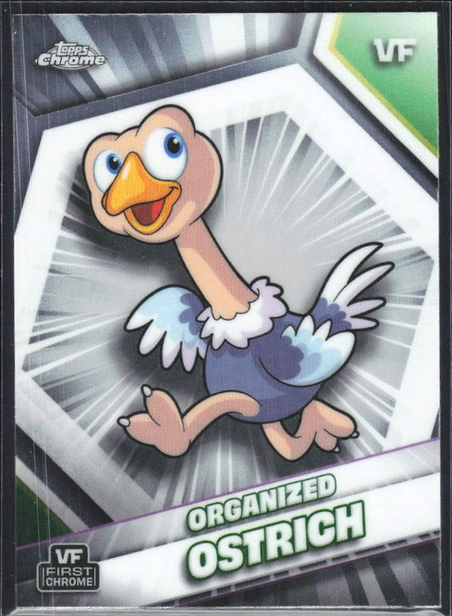 Organized Ostrich 2026 Topps Chrome VeeFriends #130 – framsida