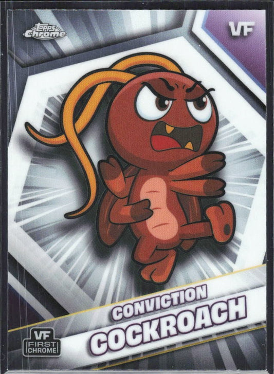 Conviction Cockroach 2026 Topps Chrome VeeFriends #58 – framsida