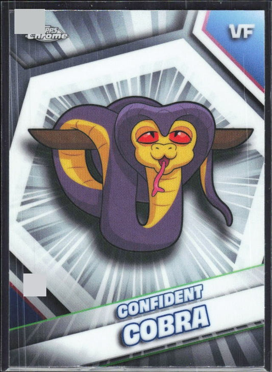 Confident Cobra 2026 Topps Chrome VeeFriends #53 – framsida