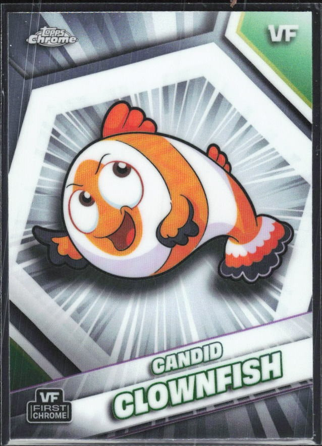Candid Clownfish 2026 Topps Chrome VeeFriends #42 – framsida