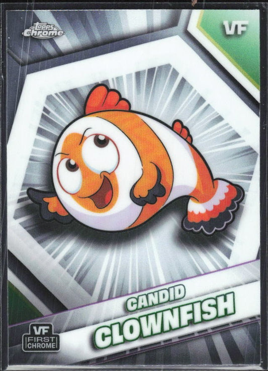 Candid Clownfish 2026 Topps Chrome VeeFriends #42 – framsida