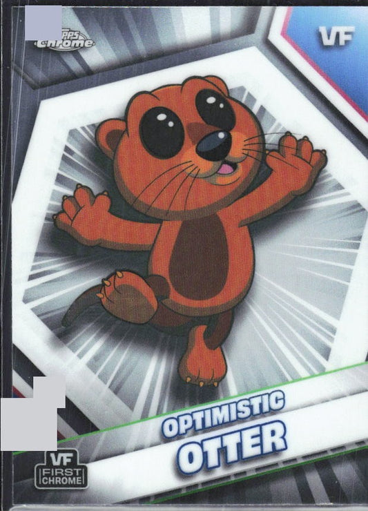 Optimistic Otter 2026 Topps Chrome VeeFriends #129 – framsida
