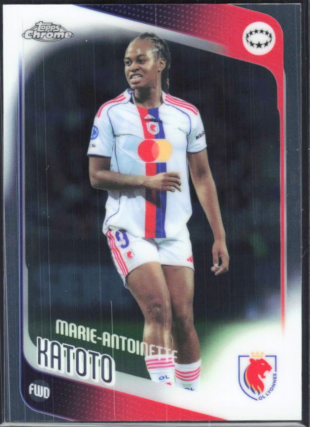 Marie-Antoinette Katoto 2025-26 Topps Chrome UWCL #98 – framsida