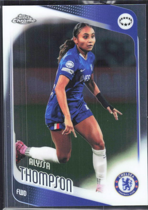 Alyssa Thompson 2025-26 Topps Chrome UWCL #10 – framsida