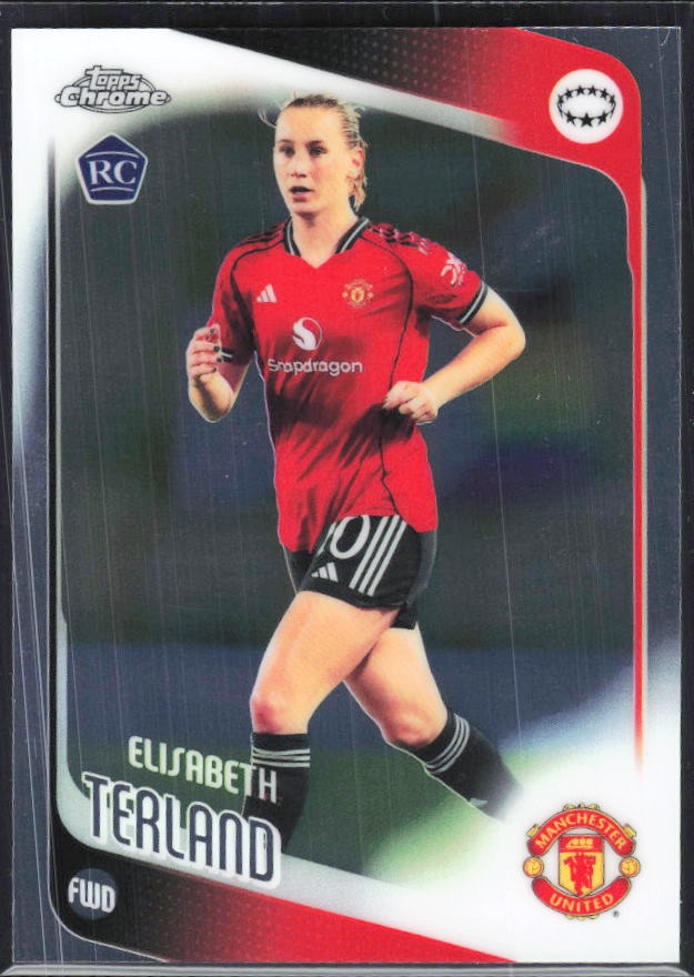 Elisabeth Terland 2025-26 Topps Chrome UWCL #71 – framsida
