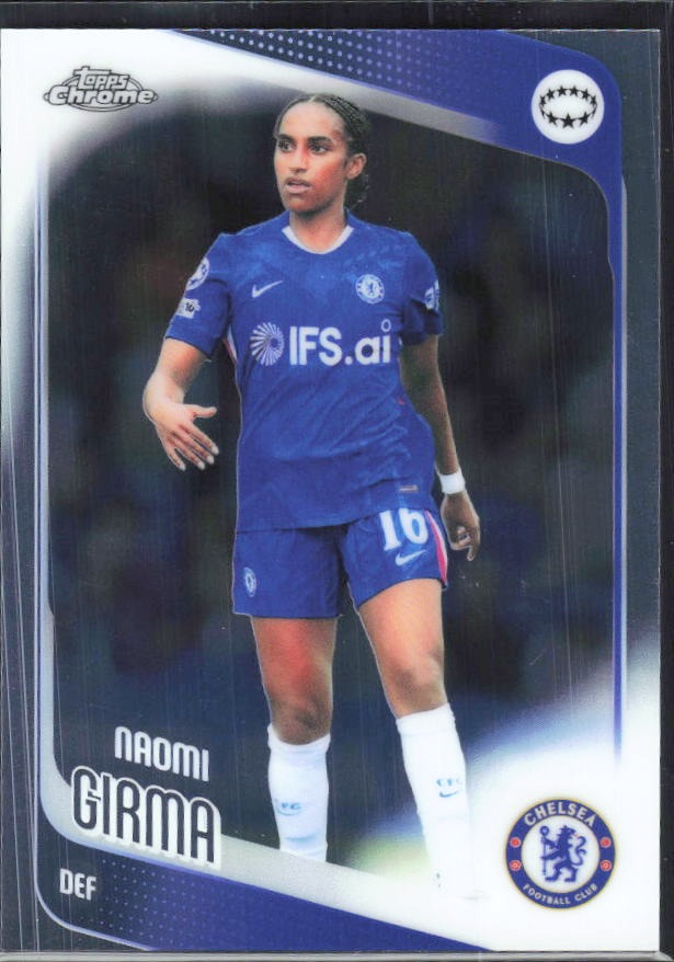 Naomi Girma 2025-26 Topps Chrome UWCL #21 – framsida