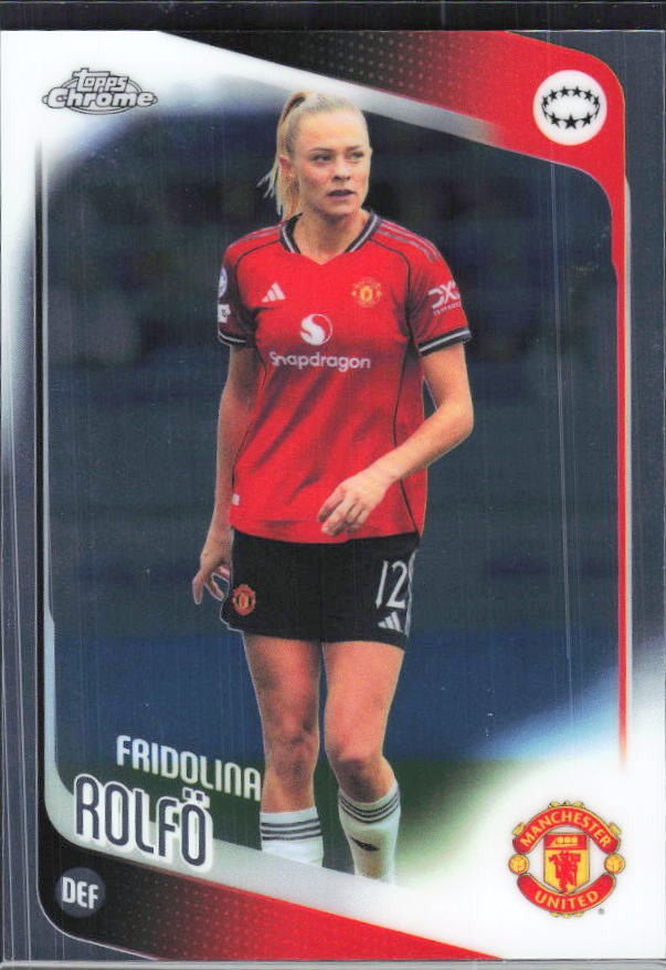Fridolina Rolfö 2025-26 Topps Chrome UWCL #75 – framsida