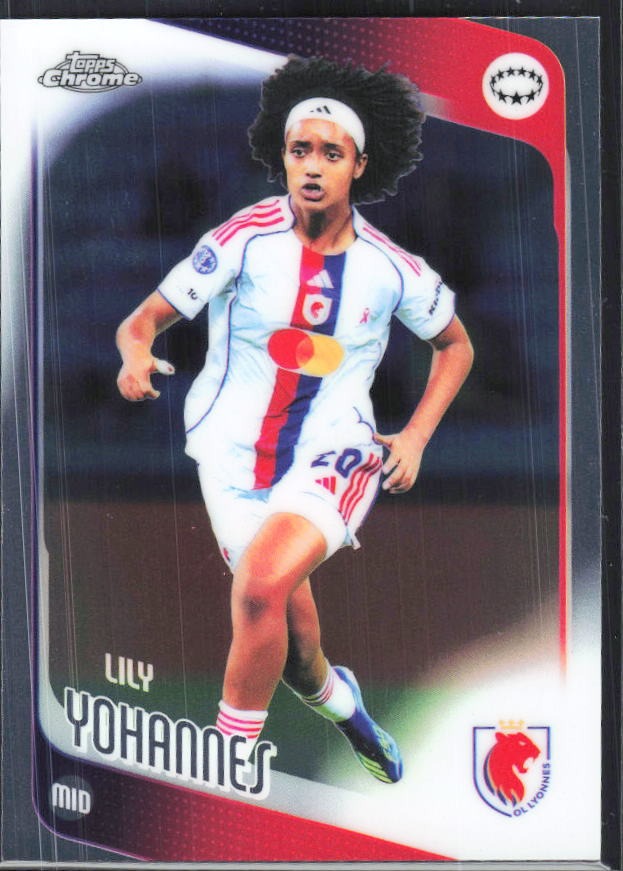 Lily Yohannes 2025-26 Topps Chrome UWCL #37 – framsida