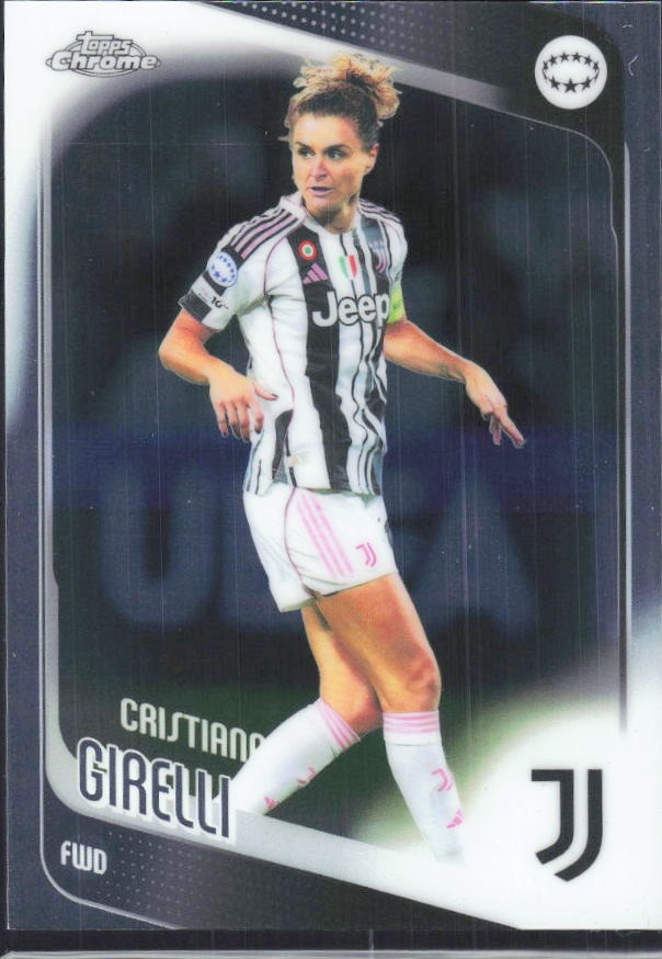 Cristiana Girelli 2025-26 Topps Chrome UWCL #60 – framsida