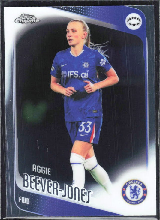 Aggie Beever-Jones 2025-26 Topps Chrome UWCL #19 – framsida
