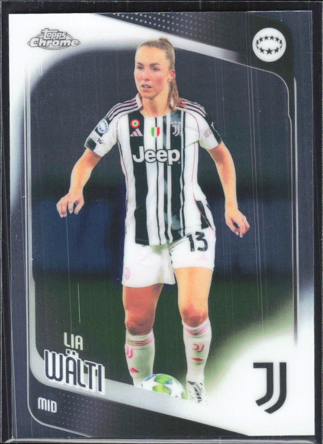 Lia Wälti 2025-26 Topps Chrome UWCL #70 – framsida